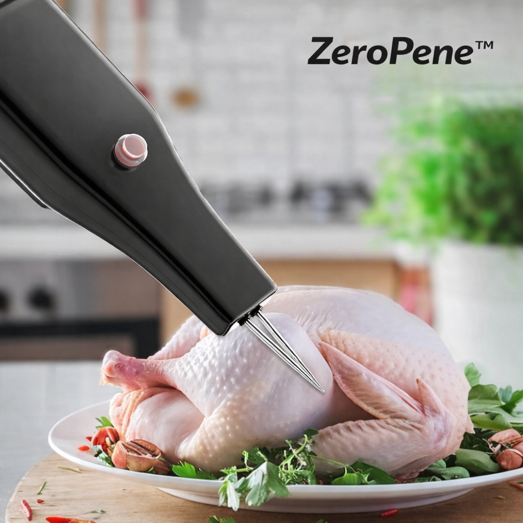 ZeroPene™ – Smulgator electric de pene pentru pasari de curte